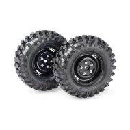ABSIMA 1/10TH SCALE CRAWLER STEELHAMMER 1.9" WHEELS AND TYRES (2) 108MM 2500030